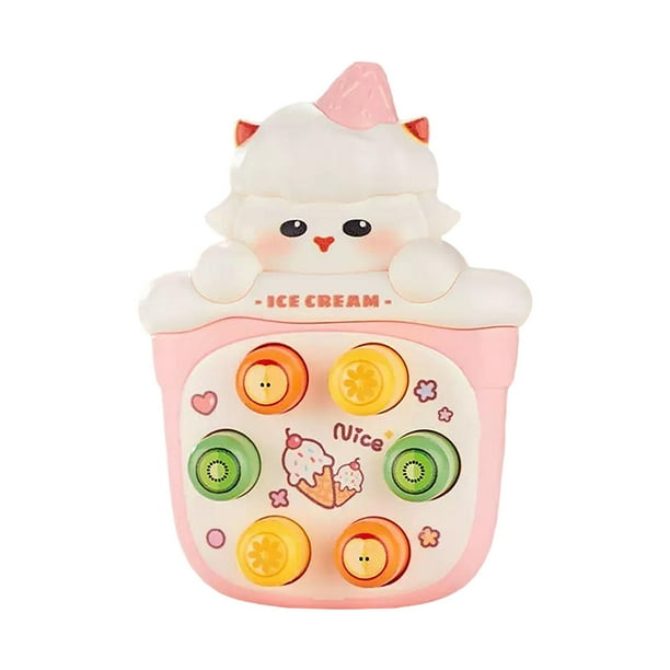 Juguete sensorial portátil para niños, enseñanza preescolar, desarrollo temprano, juguetes educativos Helado De Rosas