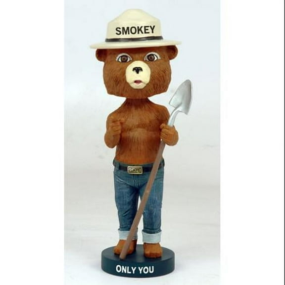 Royal Bobbles Smoky Bear Bobblehead