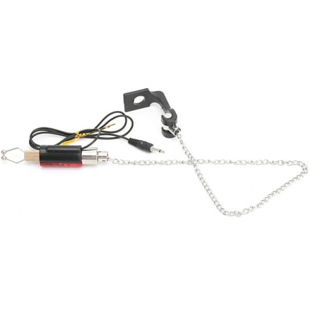 Fishing Bite Alarm Hanger Indicator Wired Warning Device Casting Rod AccessoriesRed