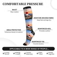 thumbnail image 3 of Lsque Lighthous1 Pattern Sport Compression Socks for Men & Women 15-20 mmHg Knee High Nurse Pregnant Running Medical and Travel Athletic, 3 of 6