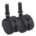 thumbnail image 1 of Ruedas giratorias para muebles, ruedas para sillas de oficina, ruedas giratorias, 2 uds., 1 of 4