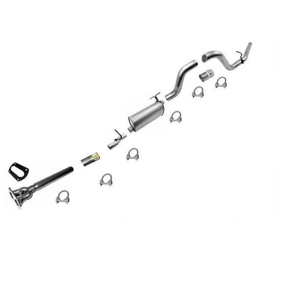 2005-2007 for Ford F250 for F350 5.4L for Super Duty Muffler Kit - Easy Bolt-On Installation, No Drilling Required, for Universal Fitment