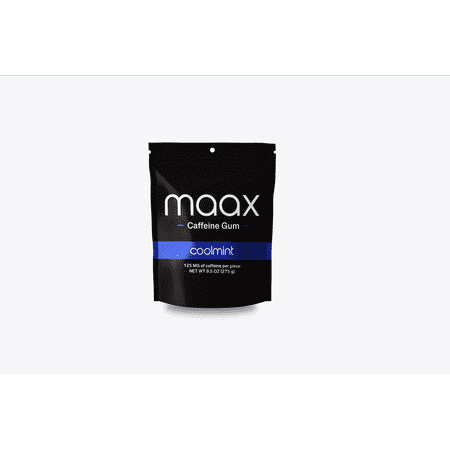Maax Energy Gum, Coolmint, 50 pieces