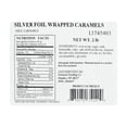 thumbnail image 3 of Silver Foil-Wrapped Caramels, 189 Pieces, Individually Wrapped, Candy Buffet, 2 lbs., 3 of 3
