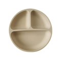 thumbnail image 1 of Assiette Divisée en 3 Portions Réutilisable Ronde pour Dîner, Vaisselle de Cuisine, 3 Compartiments, Micro-Ondes Sûr, Style A-05, 1 of 6