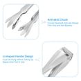 thumbnail image 4 of Serving Tongs, 2pack 6 Inch - Stainless Steel Ice Tongs, Mini Sugar Tongs for Dessert, Bar, Tea Parties (Silver), 4 of 5