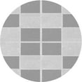 thumbnail image 1 of Ahgly Company Machine Washable Indoor Square Transitional Gunmetal Gray Area Rugs, 3' Square, 1 of 7