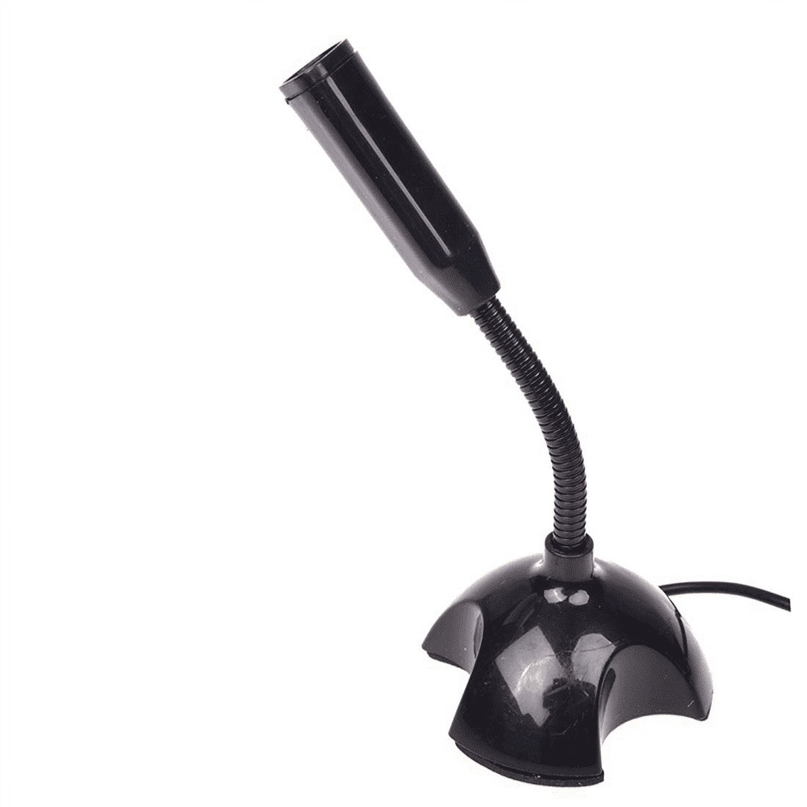 6X USB Microphone Web Flexible Noise Canceling Mic for PC Computer Laptop Stand,6 x USB Microphone,Black
