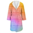 thumbnail image 4 of Jindong Robes en Peluche pour Femmes Robe en Polaire Longue Chaude Peignoir de Bain Veste de Détente Imprimée Robe de Confort Robes pour Femmes, 4 of 5