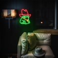 thumbnail image 4 of Letrero de neón con forma de rana de Kavaas, 32 x 25 cm, LED, decoración de pared, USB, 4 of 9