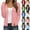 Pink, variant on Women's Lightweight Short Cardigan Soft Casual Knit Sweater Top For Daily Wear Spring Fall Winter Comfortable Layering Print Cardigans Sweater for Women Sweater Petite Long Cardigans for Women with