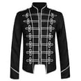 thumbnail image 1 of FcBaudy Robe de Cour, Robes pour Femmes, Robes d'Été pour Femmes Hommes Décontractées Unies d'Halloween à Manches Col Montant Steampunk Gothique Blazer Veste Robe de Cour, 1 of 6