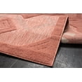 thumbnail image 6 of LaDole Rugs Geometric Modern Contemporary Area Rug - Durable Premium Carpet for Living Room, Bedroom, and Office - Salmon Red, 6x9 (6'7"x9'2", 200cm x 280cm), 6 of 6