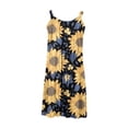 thumbnail image 5 of EGNMCR Robes de Fête pour Femmes Mode Femmes Été Sans Manches Décontractée Imprimée Dos Nu Robe Mini, 5 of 5