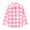 Pink, variant on HAiming Boys Plaid Shirt Casual Soft Lapel Neck Long Sleeve Roll up Button down Shirts with Pocket Trendy Kids Tops