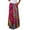 #005-Multicolor, variant on Xyxonk Womens Casual Elastic Long Maxi Skirts High Waist Tie Boho Vintage Floral Print Skirts Casual Comforty Pleated Long Skirts with Pockets Black 2XL