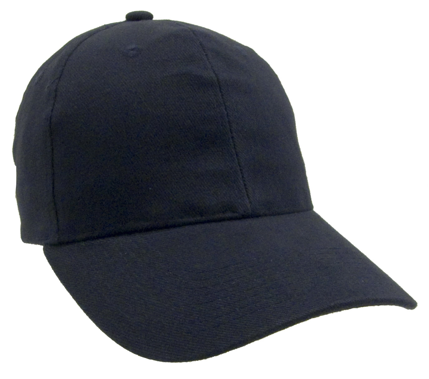 Plain Cotton Twill Baseball Caps/Hats with Adjustable Velcro