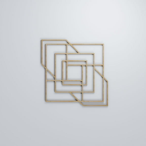 Ekena Millwork 11 3/8"W x 11 3/8"H x 1/4"T Small Norwood Decorative Fretwork Wood Wall Panels, Birch