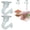 B, variant on Ceiling Hooks White Ceiling Hooks for Hanging 2Pcs Plants Hooks for Hanging Plant Ceiling Hooks Indoor Metal Ceiling Hooks Heavy Duty Hooks for Hanging Planter