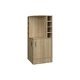 thumbnail image 2 of Scratch-resistant Corner Bar Cabinet with Wine Storage and Open Shelving for Primary Living Space Keep New, 2 of 5