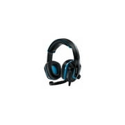 PlayStation 4 Accessory: Wired Headset - DreamGear GRX - 440 with Boom Mic - Black & Blue: Compatible with PS5