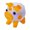 Orange, variant on Colorful Glass Pig Miniature Sculpture for Art Lover and Collectors Ornament