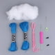 thumbnail image 5 of Kit de de azul Paquete de material de muñeca de juguete de peluche DIY, 5 of 9