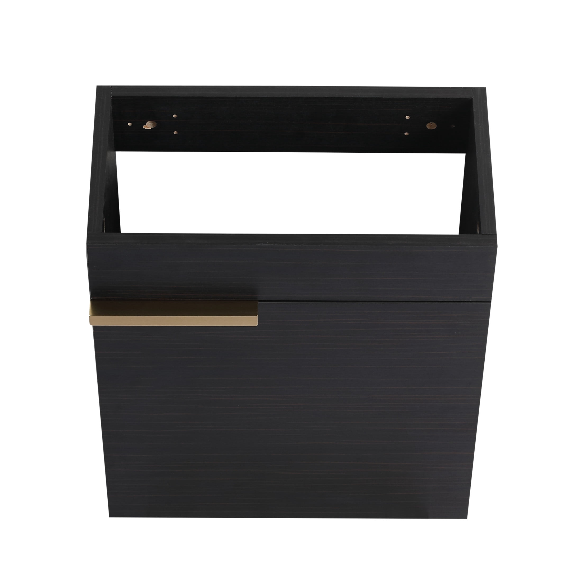 Noble House 16" Bathroom Vanity with Sink, Soft Close Doors, Space-Saving Modern Vanity Cabinet for Small Bathroom, Black Chestnut