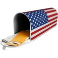 thumbnail image 6 of American Flag Patriotic Mailbox Covers Magnetic Post Box Cover Wraps Standard Size 21x18 in Inches for Garden Yard Decor, 6 of 7
