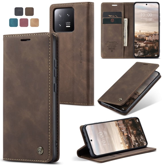 ETFAST Leather Wallet With Card Holder Zipper Phone Case For Xiaomi 13 13Pro 13Lite High Quality Leather Phone Case