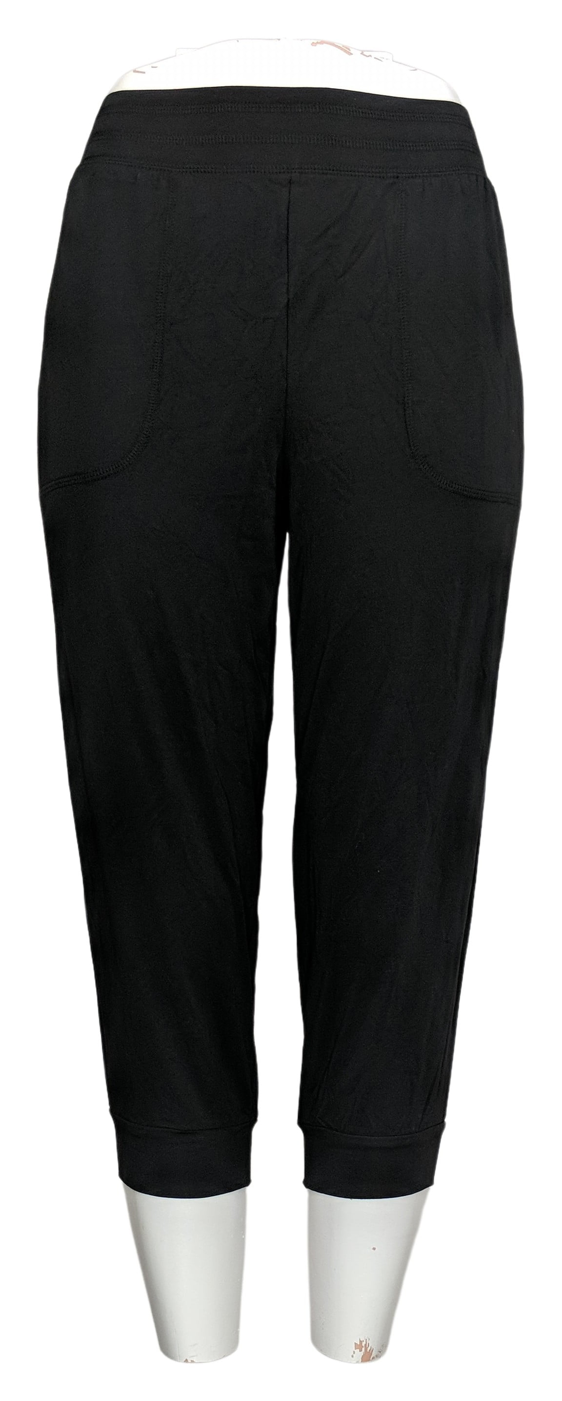 Anybody Women's Petite Pants PM Cozy Knit Jogger Pant Black A399853 ...