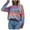 Purple, variant on Herrnalise Women's Knitted Crop Tops Fashion Pullover Stripe Round Neck Autumn And Winter Long Sleeved Sweater Top Women Pullover Jumper Sweaters