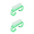 thumbnail image 1 of Jumpingount Cepillo de limpieza de uñas Quitar el polvo Set Manicura Pedicura Desempolvar Profesional Uña Exfoliante Herramienta de cuidado de Verde 2piezas, 1 of 6
