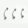 thumbnail image 6 of QQTDFG Sterling Silver Eyebrow Stud Curved Barbell Ear Tragus Helix Piercing Ring A1237-6mm (1 pc), 6 of 8