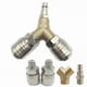 thumbnail image 3 of Compressor Fitting, Compressed Air Distributor, 1/4 Compressed Air Fitting 3 Way Quick Release Compressed Air Connector with Male Thread Y Distributo, 3 of 4