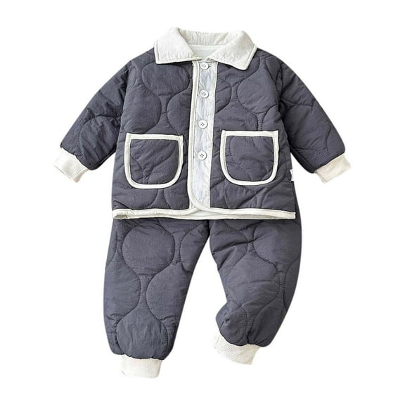 Boys Winter Outerwear Set Two Piece Jacket and Sweater Outfit for Toddler Cozy Comfort