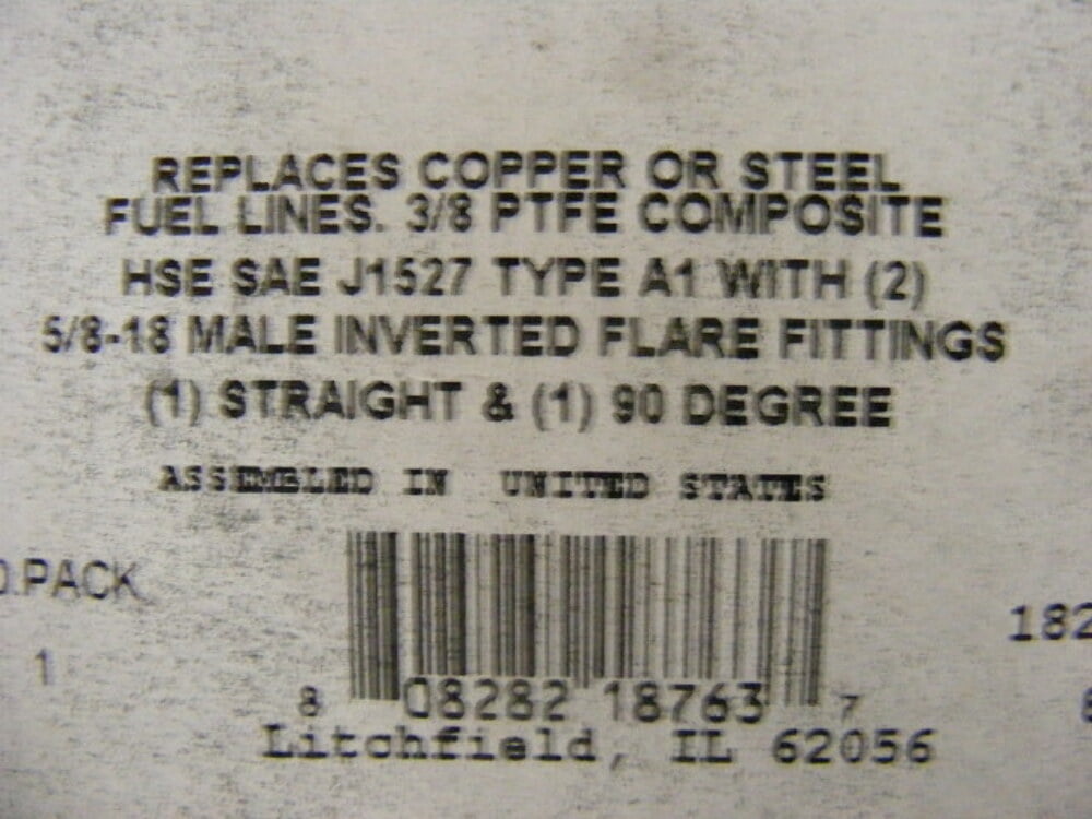Sierra 18-8114 Fuel Line Hose - 3/8" x 31"