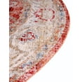 thumbnail image 6 of Unique Loom Noble Collection Area Rug - Alexander (3' 10" Round Red/Blue), 6 of 7