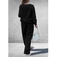 thumbnail image 2 of Conjunto Deportivo Mujer PRETTYGARDEN Cuello en V Negro Talle M, 2 of 6