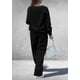 thumbnail image 2 of Conjunto Deportivo Mujer PRETTYGARDEN Cuello en V Negro Talle M, 2 of 6