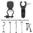 thumbnail image 3 of Generic 2-pack black, durable walking stick holder - Walking stick stand, 3 of 6