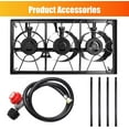 thumbnail image 6 of 225,000-BTU High-Pressure Outdoor Propane Gas Stove, 3-Burner Camp Cooker with Detachable Legs for Camping, Patio, Tailgating & Backyard Cooking, 6 of 9