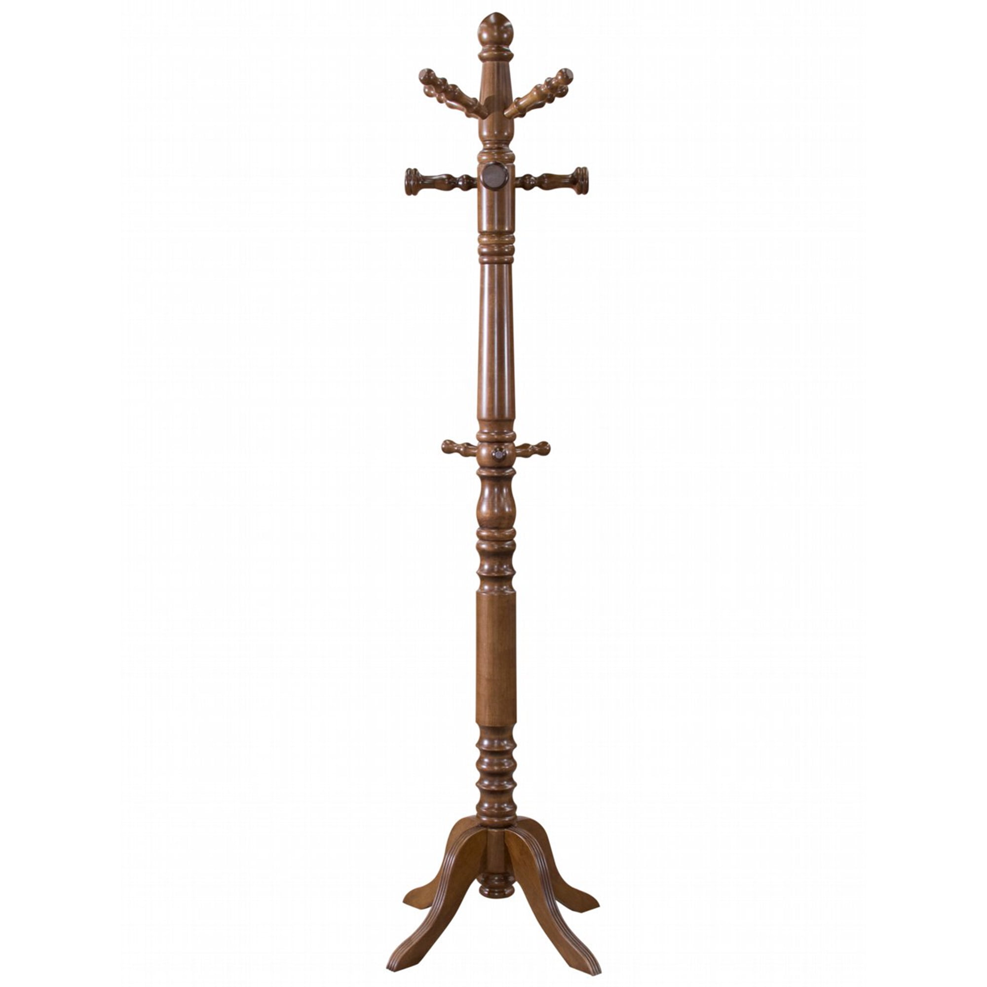 Solid Wood Swivel Top Coat Rack