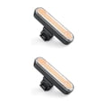 thumbnail image 2 of relayinert Turn Signal Light 100lm Remote Control Taillight IPX4 Waterproof Rechargeable Bike Warning Light, Red Black BK600 2Set, 2 of 6
