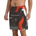 thumbnail image 2 of Logiee Christmas Gnomes In Red Hats Print Mens Swim Trunks Quick Dry Board Shorts,Breathable Hawaii Beach Shorts Swimwear Bathing Suits-Large, 2 of 6