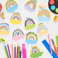 thumbnail image 3 of Paquete de 30 notas adhesivas Xqumoi Teacher Rainbow con 600 páginas, 3 of 6