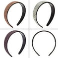 thumbnail image 7 of ZOUYUE 3 Pack of Jeweled Rhinestone Headbands for Women and Girls, Wide Non-Slip Hair Accessories, 7 of 7