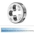 thumbnail image 4 of Uxcell 3 Pieces Metric Tap and Die Set M11 x 1 Thread Tap & Round Die Threading Repair Tools, 4 of 6