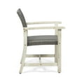 thumbnail image 6 of Camdyn Outdoor Acacia Wood and Wicker Dining Chair, Set of 2, Light Gray Wash and Mix Black, 6 of 10
