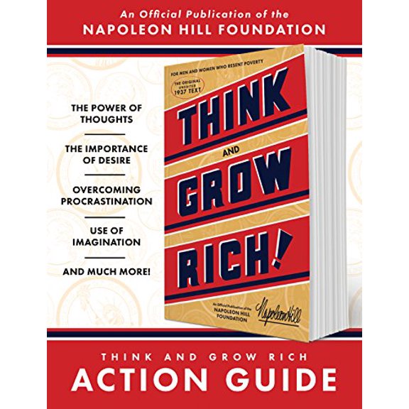 Pre-Owned Napoleon Hill's Think and Grow Rich Action Guide : An Official Publication of the Napoleon Hill Foundation (Paperback) 9781937879907
